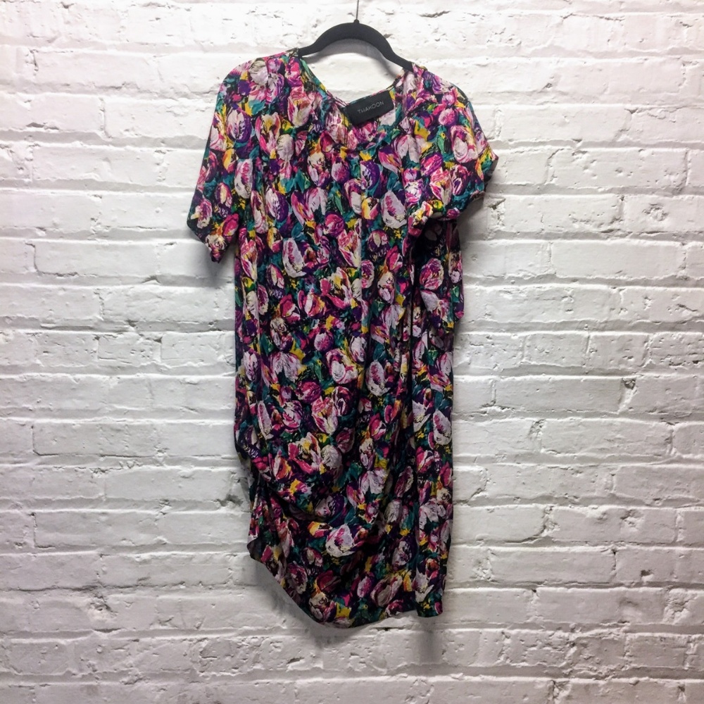 🤑 SOLD 🤑 Thakoon Silk Floral Print Mini Dress SZ 8